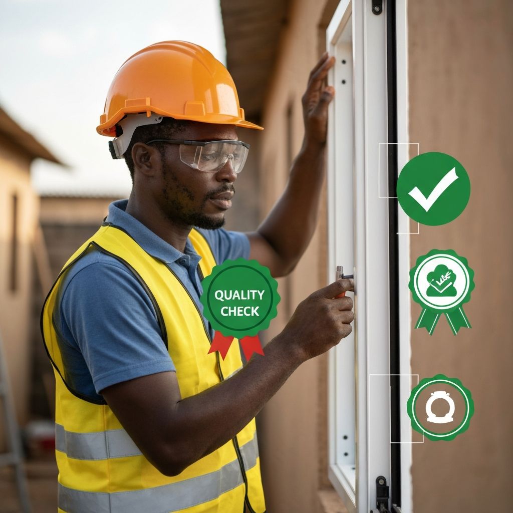 Artisan completing a job